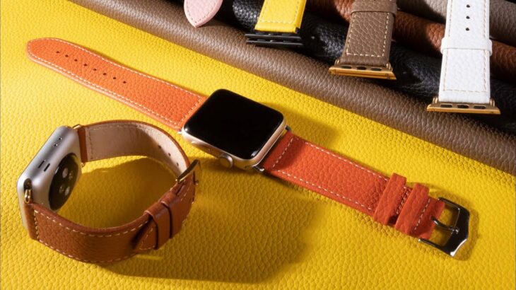 【ＣＯＧＵＲＥ】Apple Watch （アップルウォッチ）シュリンクカーフレザーバンド COP01 実物レビュー
