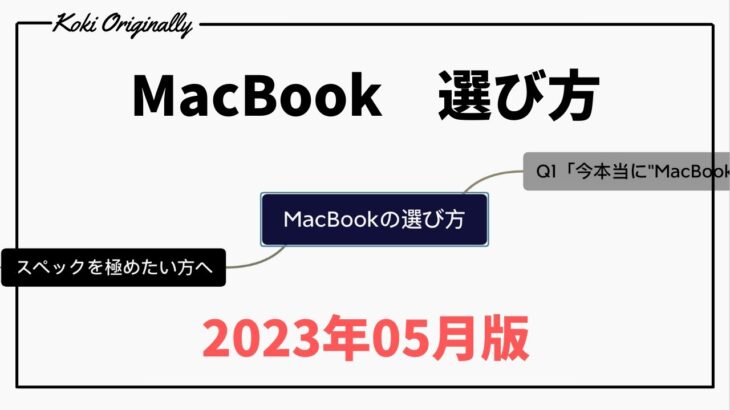 【M3 MacBook Air】MacBookの購入へ悩んでいる方へ！僕なりの「選び方」を紹介！
