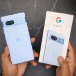 Sea Blue Google Pixel 7A Unboxing & Initial Impressions | Indian Retail Unit 🇮🇳