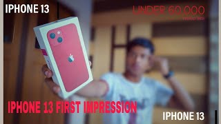 IPHONE 13 RED FAST REVIEW AND IMPRESSION #iphone #iphone13 #iphone13promax