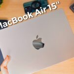 Nuevo MacBook Air 15” (2023) Unboxing y Primeras Impresiones | Setup Aesthetic