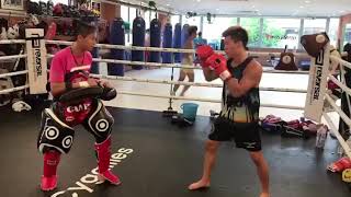 RISE  那須川 天心のミット打ち                Tenshin  Nasugawa Mitt Training  มาดูลีลาของเทนชิน นาซึกาวาเตะเป้า