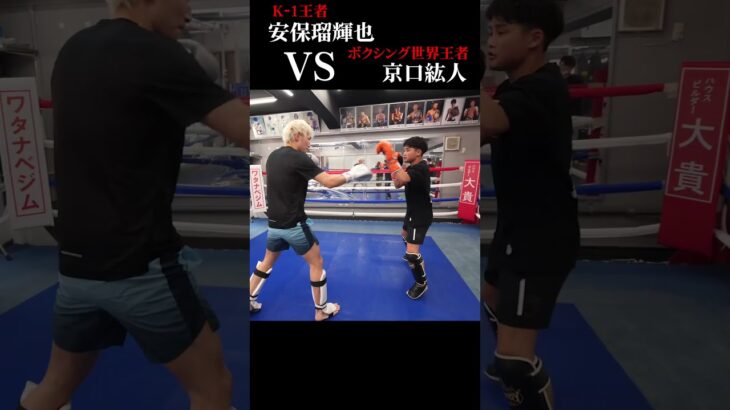 K-1王者の二段蹴りに対抗してやり返す京口【VS 安保瑠輝也】