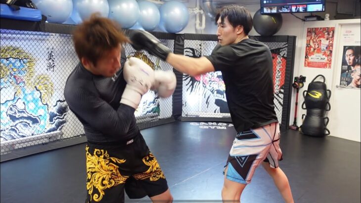 啓之輔さんとスパーリングしてMMA教えてもらった