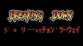 【ジョリーvsﾁｮﾝ・ﾂｰｳｪｲ】ブレイキングダウン5 試合　#breakingdown #朝倉未来 #ジョリー　#安保瑠輝也 #ﾁｮﾝ・ﾂｰｳｪｲ