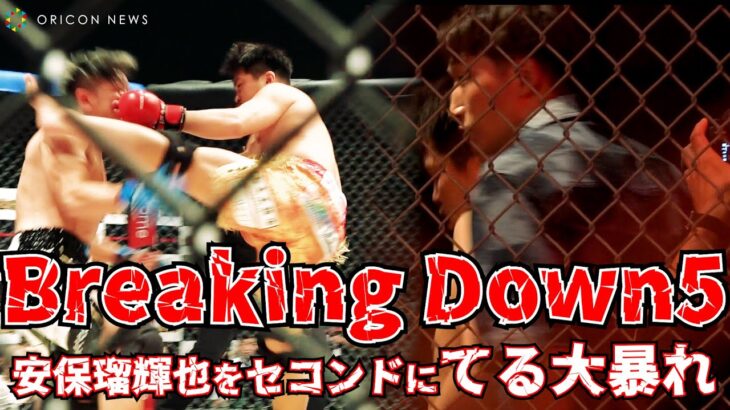 【BreakingDown5】安保瑠輝也をセコンドにてる大暴れ！