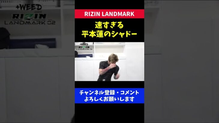 平本蓮の速すぎるシャドーがエグい/RIZIN LANDMARK vol.2