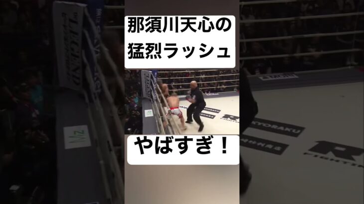 那須川天心選手の猛烈ラッシュがえぐすぎた。【RIZIN 切り抜き】#shorts