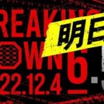 【ブレイキングダウン6.5】BreakingDown6.5全対戦カード発表！【朝倉未来/切り抜き/BreakingDown/】