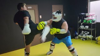 『元力士VSヘビー級最速の男』中学生で大人の世界王者を倒し日本一になった格闘家は強いのか!?【流血】#富栄 #朝倉未来 #但馬ミツロ