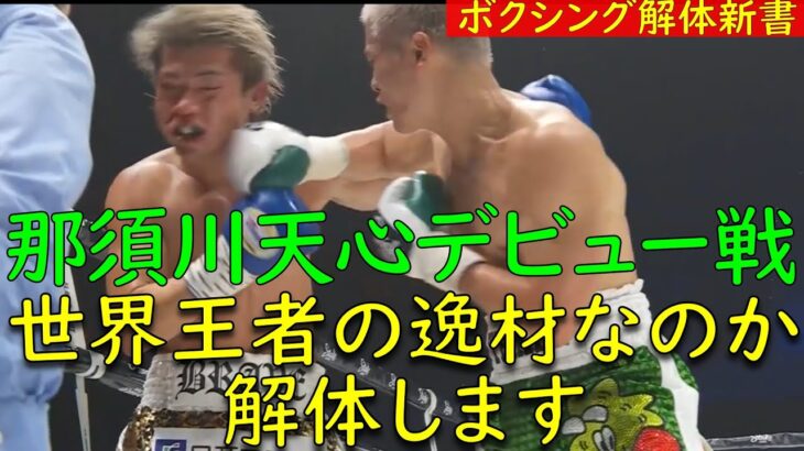 那須川天心デビュー戦 VS与那覇勇気 天心は世界王者になれるか？徹底解体します