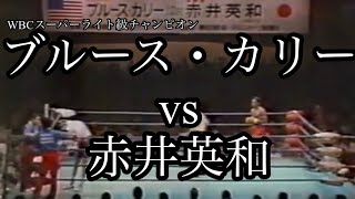 |ボクシング教養チャンネル| ブルース・カリーvs赤井英和  浪速のロッキー赤井英和の登場です。