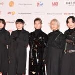 BE:FIRST、ブラックコート×手袋の重厚感溢れる装いでレッドカーペット登場＜2022 Asia Artist Awards＞【セレブニュース】