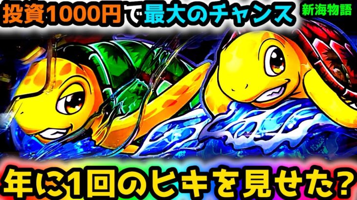 “年に1回のヒキ”嘘…こんな新海…はじめて…。【PA新海物語】《ぱちりす日記》甘デジ 海物語 新海 サポートタイム