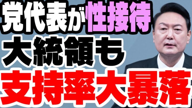 韓国、お得意の性接待がばれて与党党代表が党員資格はく奪！大統領も支持率暴落へ【ゆっくり解説】