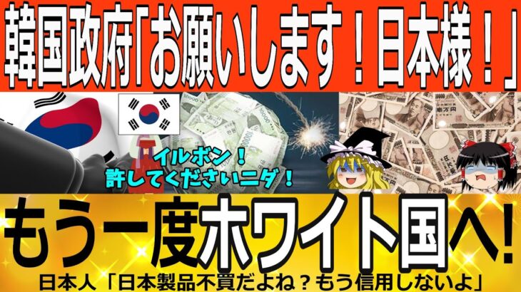 【ゆっくり解説】韓国政府「ホワイト国に戻してください！日本様！！」日米の怒り治まらずｗｗｗ　韓国ゆっくり解説（爆）