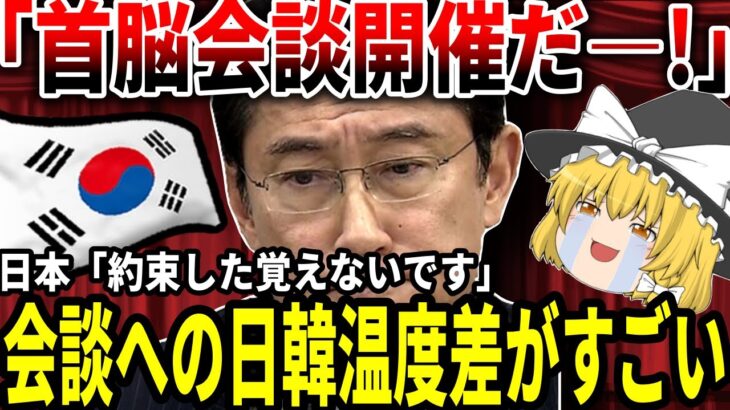 【ゆっくり解説】首脳会談の温度差がえぐい日韓関係【意味無し】