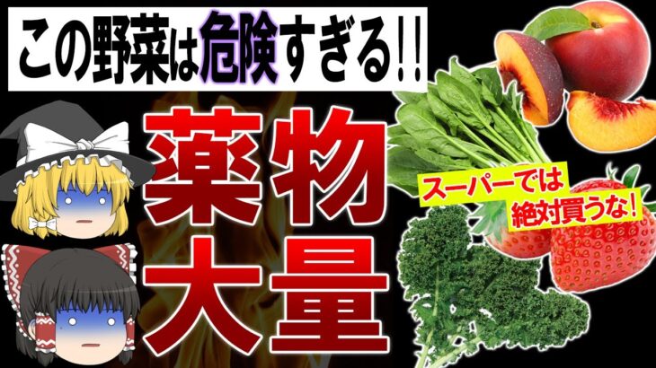 【ゆっくり解説】誰も知らない?!危険すぎるスーパーの野菜ランキング