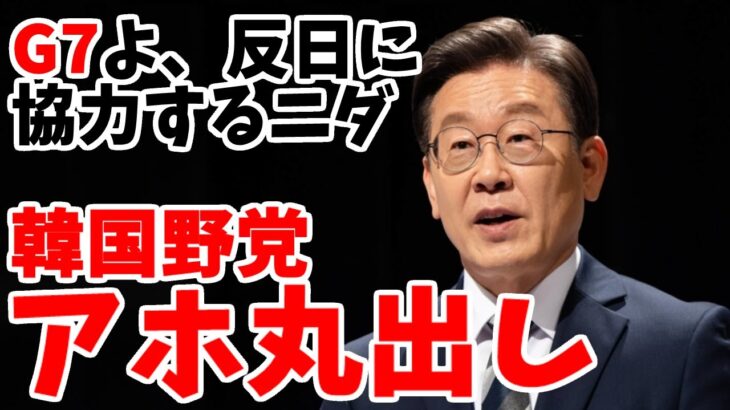 【ゆっくり解説】韓国野党、アホのようにG7開催国に福島処理水放出反対を訴えてバカを晒してしまう