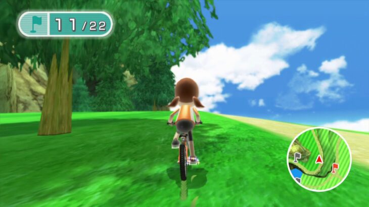 [Wii Fit U] Island Cycling-Advanced 3.820 (Play as Lucia)  サイクリング－上級コース