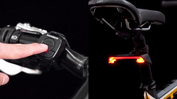 サイクリング ワイヤレス リモコン リアLEDライト ウインカー