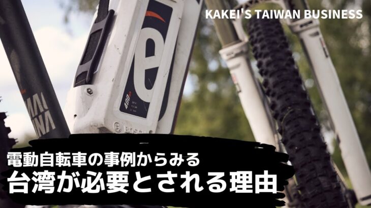 台湾が必要とされる理由～電動自転車の事例～