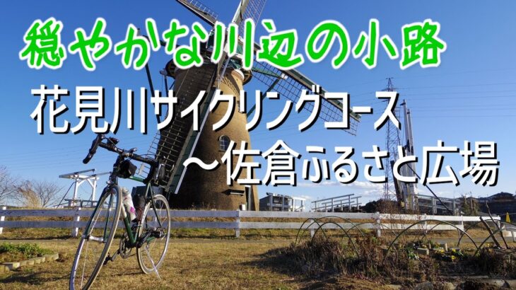 【花見川サイクリングコース～印旛沼】穏やかな川辺の小路を往く