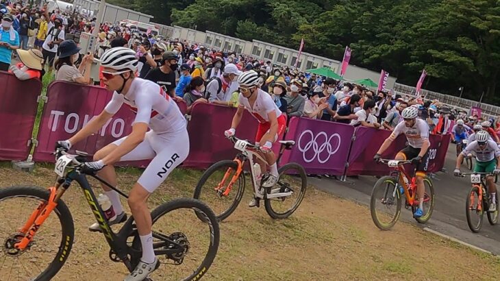 【東京オリンピック2020】 自転車競技（マウンテンバイク）男子クロスカントリーのスタート他