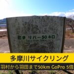 多摩川サイクリング羽村から羽田まで50km