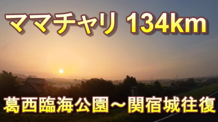 ママチャリで134km　葛西臨海公園～関宿城往復（江戸川サイクリングロード）