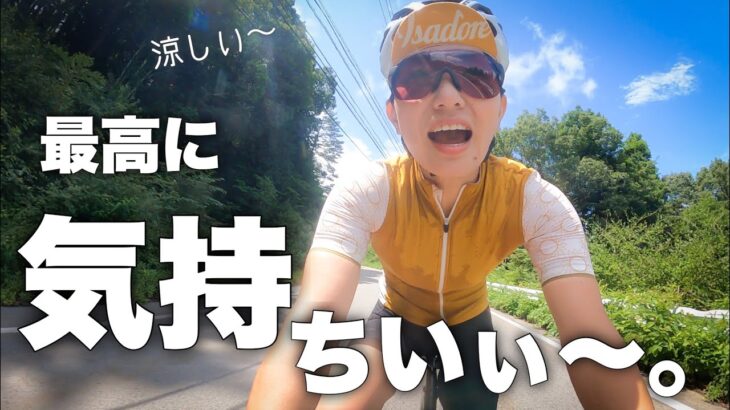 【まるで冷房】最高に涼しくて気持ちいいライドだった！ヒルクライムはキツイけど・・ロードバイク女子ゆみやみのゆるぽたサイクリング、ひるがの高原。