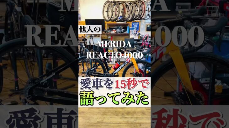 【メリダ】他人の愛車を語ってみた　#shorts #ロードバイク #merida