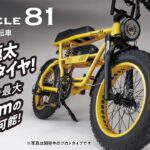 【Makuake】街乗りも格好良くオシャレに。電動アシスト自転車#miracle81【クラファン前半用】