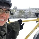 【雪のサイクリング】ツーリングバイクで市街地の雪の中を走ってみた結果