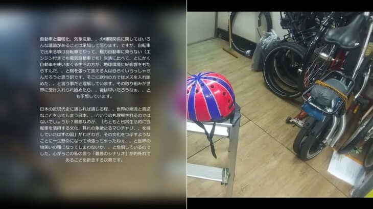 自転車乗車時のヘルメット着用努力義務、、に関しての南風基準による独善３