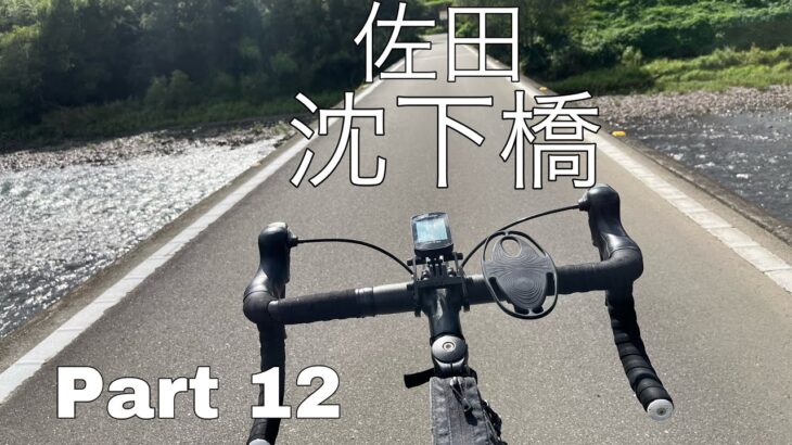 【四国一周サイクリングPart12】旅は計画通りにはいかないもの。佐田沈下橋に鎮む。【5日目後編】
