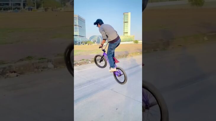 180 Fakie,5 Time bunnyhop🔥 Challenge Accepted | Akram Bmx Rider | #shorts #bmx #foryou