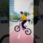Slow Manual Wheelie Bmx Challenge🔥Accepted Akram Bmx Rider #shorts #bmx #foryou