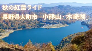 秋の紅葉ライド　小熊山と木崎湖でサイクリング