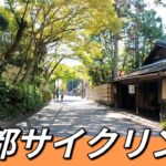 【4K】サイクリング京都 日本 ｜ホワイトノイズ｜Japan Cycling Tour – Kyoto Bike ｜walking White noise