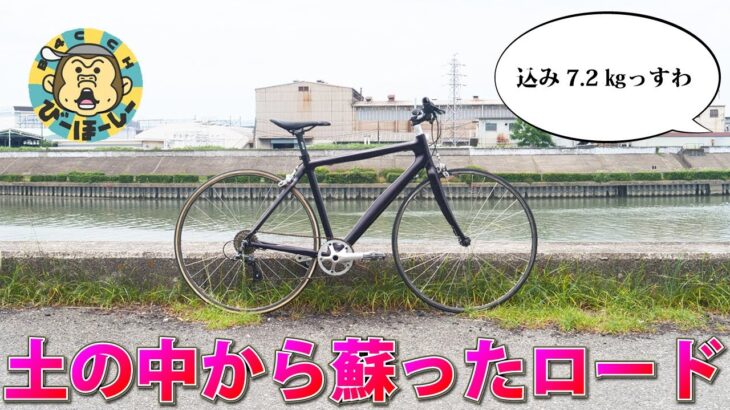 廃棄寸前だったカーボンフレームが超軽量ロードバイクに転生した件 ジャンク自転車再塗装その4