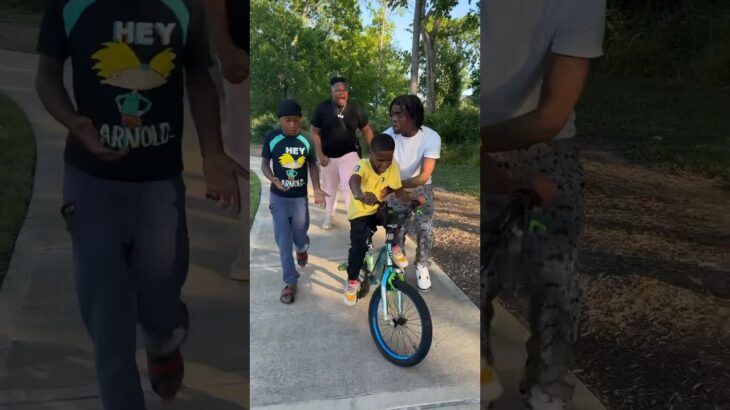 Big boy throws friends bike in the lake #shorts