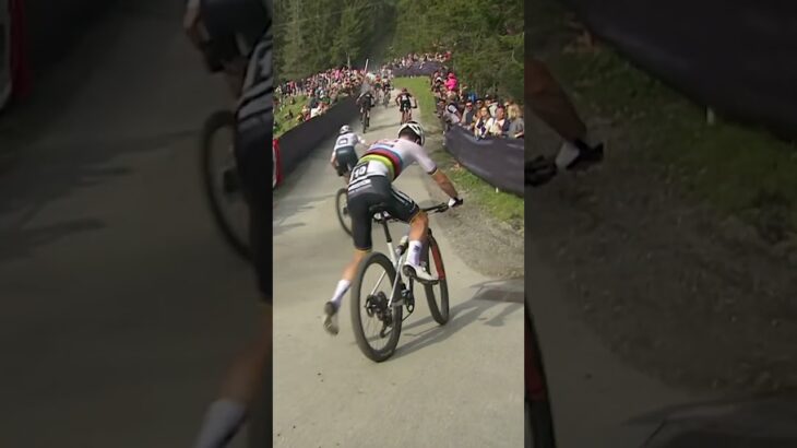 Sam Gaze and Nino Schurter take a slam! 😳