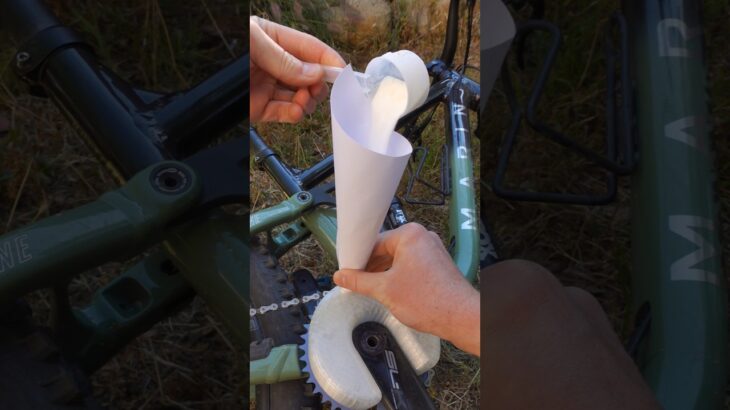 This sprocket can mix your drinks! #mtb #mtbshorts #mountainbike