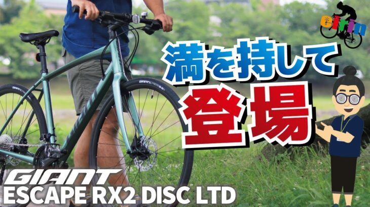 最強クロスバイクが大特価放出！これは”買い”なの？？「GIANT ESCAPE RX2 DISC LTD.2023」