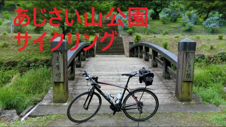 越生町　あじさい山公園　あじさい街道　埼玉　サイクリング　クロスバイク