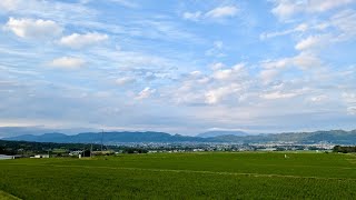 ミニベロで山麓線（安曇野市区間）をサイクリング