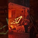 eBiking to Remote Cabin in the Woods #shorts  #outdoors #camping #ebike #survival