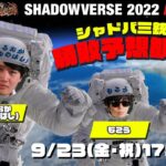 【RAGE Shadowverse 2022 Autumn】GRAND FINALSをもこうさん＆おにやさんと観戦したり雑談したりする枠【Shadowverse シャドウバース】RAGE許諾の元配信中