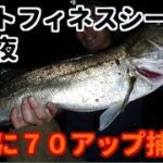 【東京湾奥】ＢＦＳシーバス第６夜　ついに７０アップ捕獲！　バスロッドで大型シーバスを釣り上げる